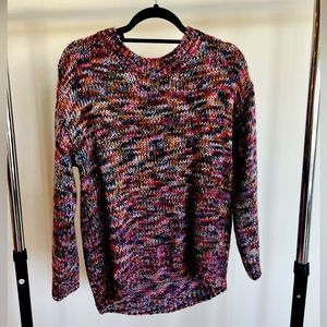 Loft Multi-colored Knit Sweater - Medium